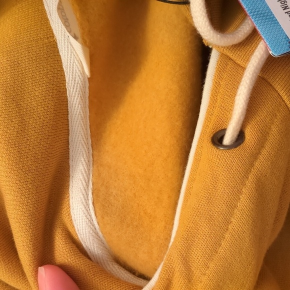 Cotopaxi Yellow Hoodie Sweatshirt Graphic Design Relaxed Fit Back To School Sz L - Picture 6 of 9